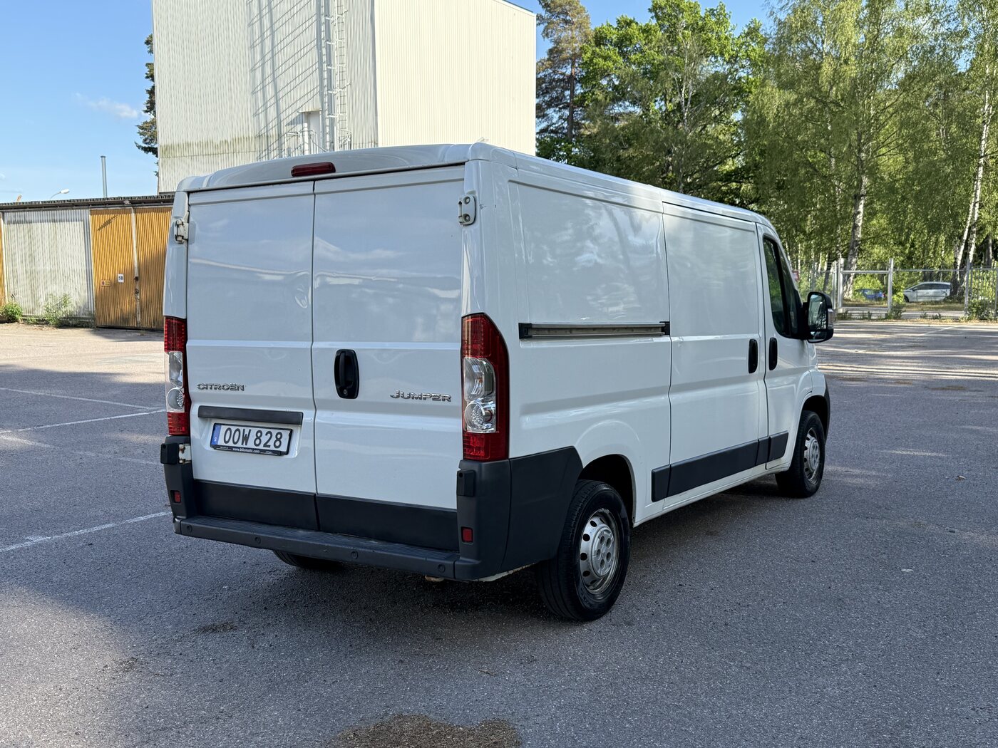 Efter polering, skåpbil