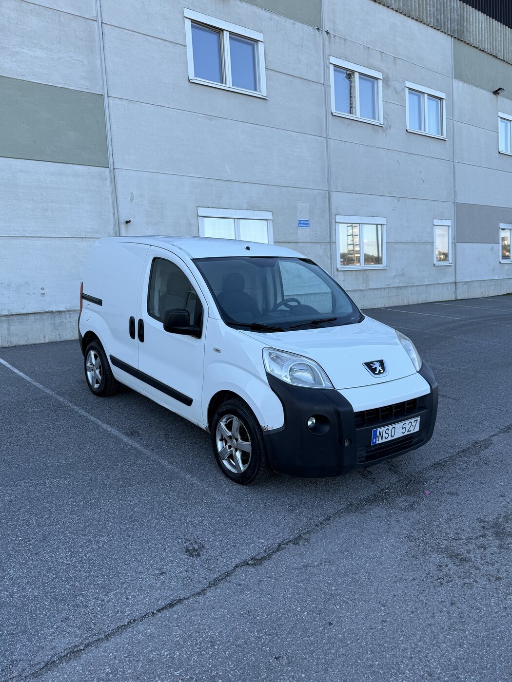 Efter polering, liten skåpbil