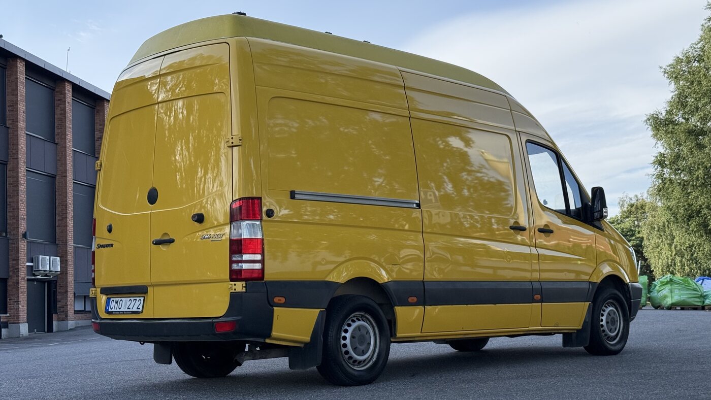 Efter polering, Mercedes Sprinter