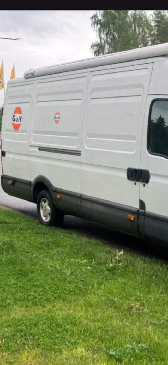 Före polering, servicebil